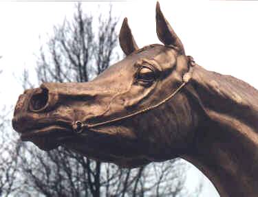 Detail Bronze Horse Kubinec